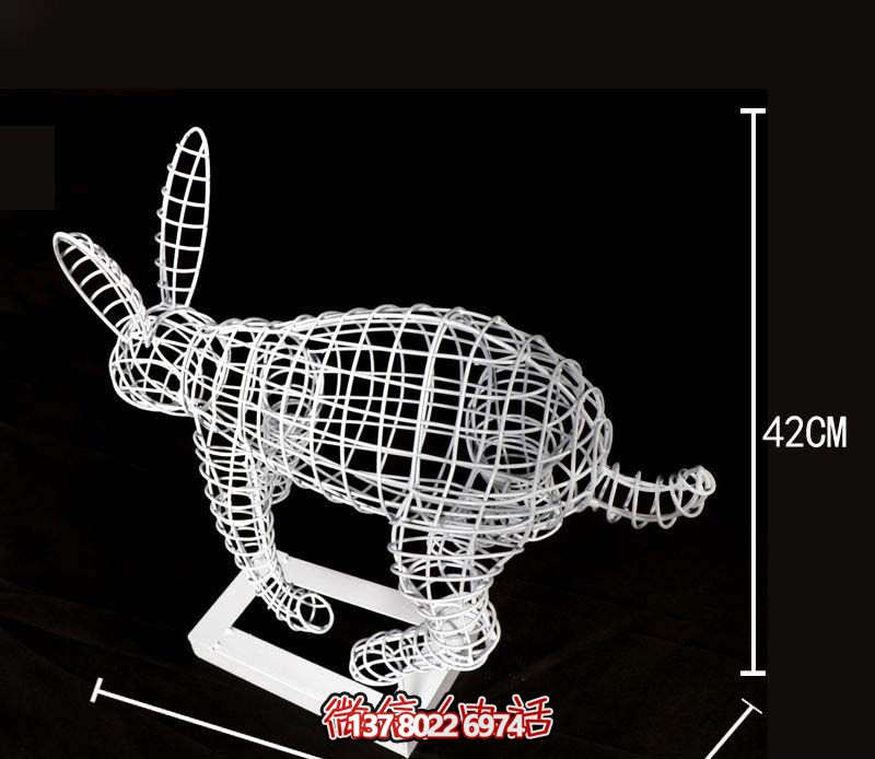鏤空不銹鋼兔子雕塑,為您的室內(nèi)裝飾添彩 鏤空不銹鋼兔子雕塑,為您的室內(nèi)裝飾添彩
