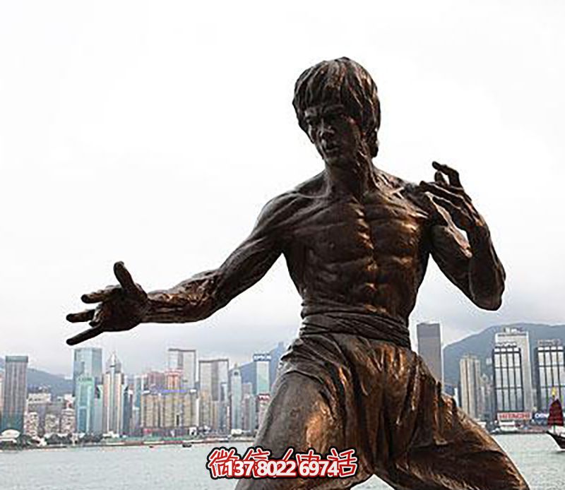 李小龍銅雕雕塑，緬懷經典電影明星