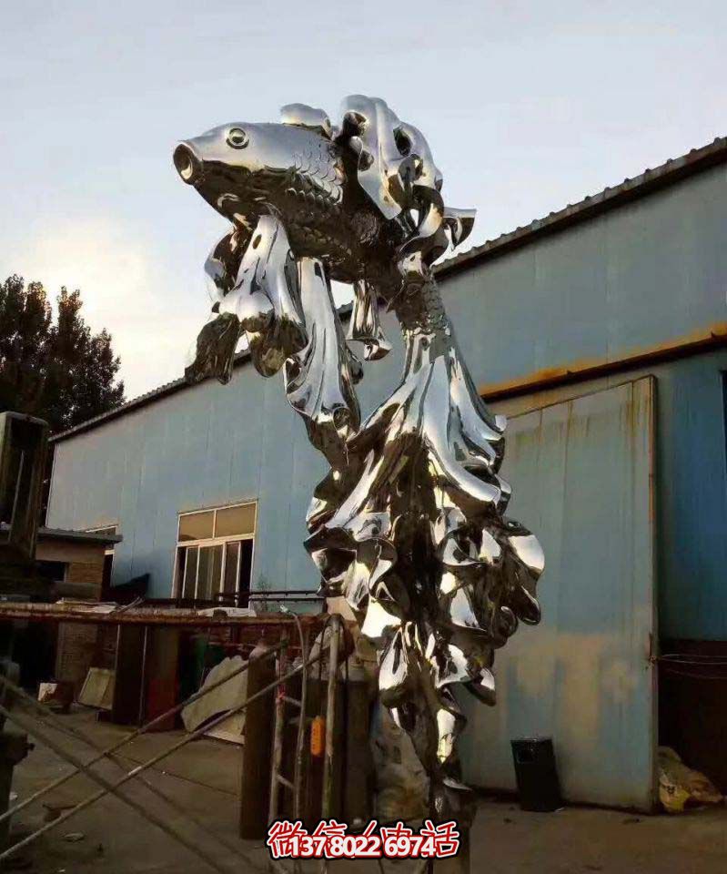 精美不銹鋼魚躍龍門大號雕塑-打造豪華空間的完美點(diǎn)綴 精美不銹鋼魚躍龍門大號雕塑-打造豪華空間的完美點(diǎn)綴