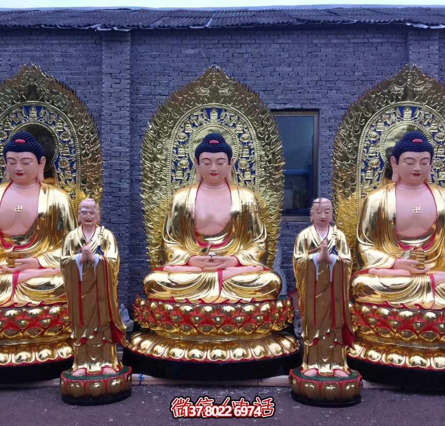 玻璃鋼彩繪景區(qū)戶(hù)外大型景觀三圣雕塑 玻璃鋼彩繪景區(qū)戶(hù)外大型景觀三圣雕塑